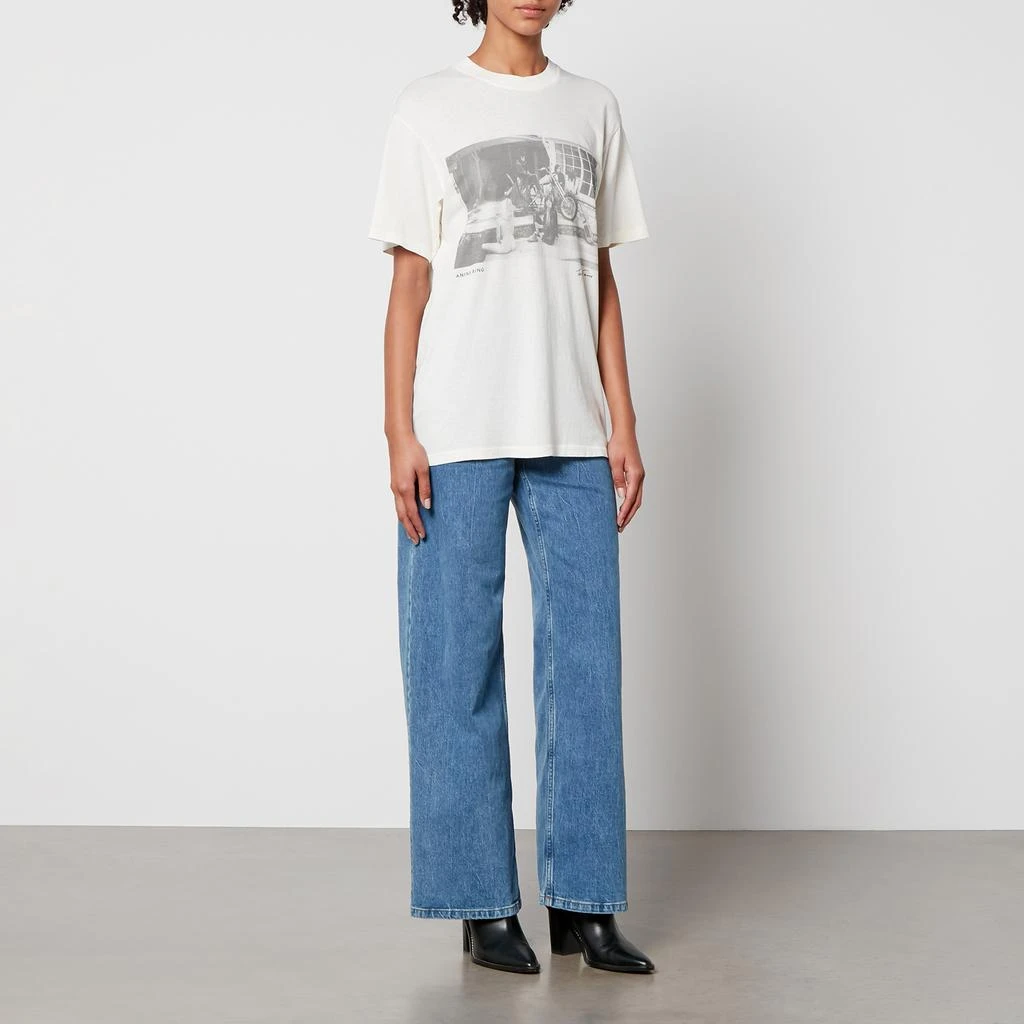 商品ANINE BING|Anine Bing Lili Rolling Stones Cotton-Jersey T-Shirt,价格¥802,第3张图片详细描述