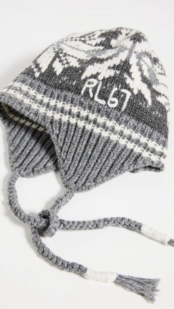 商品Ralph Lauren|Polo Ralph Lauren Handknit Snowflake Trapper Hat,价格¥478,第2张图片详细描述