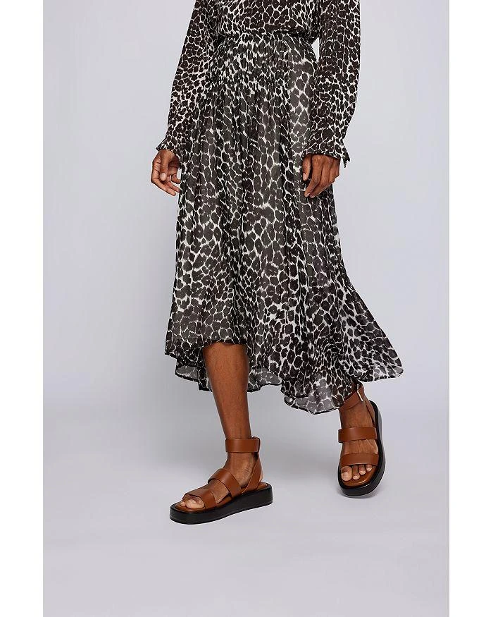 商品Hugo Boss|Vileora Leopard Print Midi Skirt,价格¥904,第3张图片详细描述