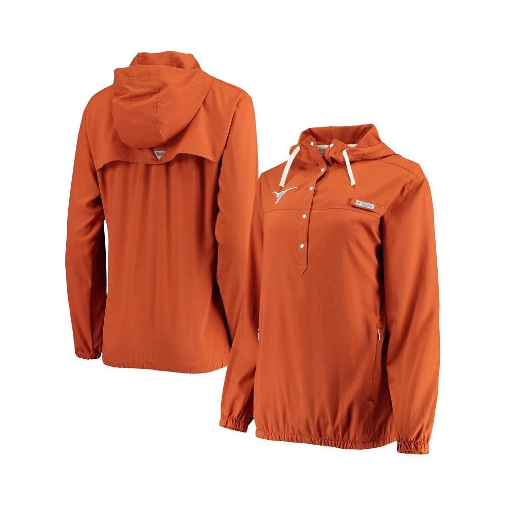 商品Columbia|Women's Texas Orange Texas Longhorns Tamiami Sun-Protection Omni-Wick Pullover Hoodie,价格¥528,第1张图片