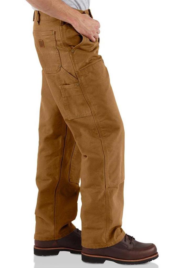 (B136) Double Front Washed Duck Loose Fit Pant - Carhartt Brown商品第2张图片规格展示