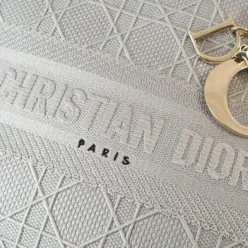 Dior Grey Lady D-Lite Canvas Satchel 商品