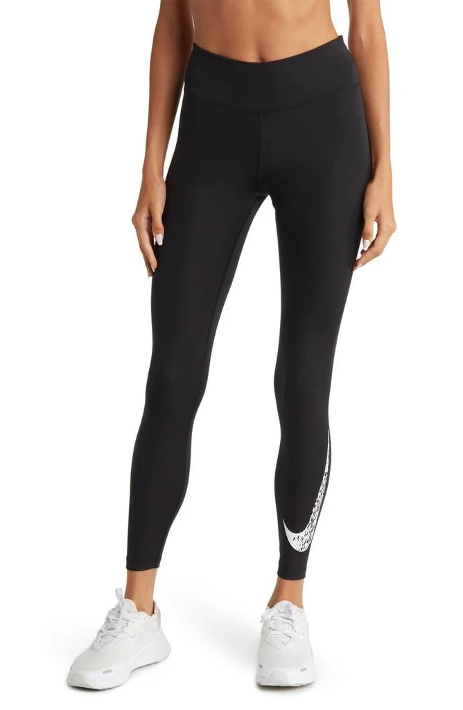 商品NIKE|Dri-FIT Swoosh Mid Rise 7/8 Running Tights,价格¥338,第1张图片