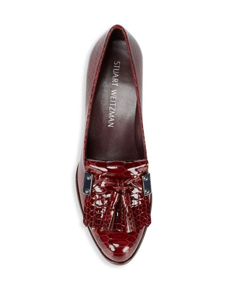 商品Stuart Weitzman|Tassel Leather Pumps,价格¥2123,第4张图片详细描述