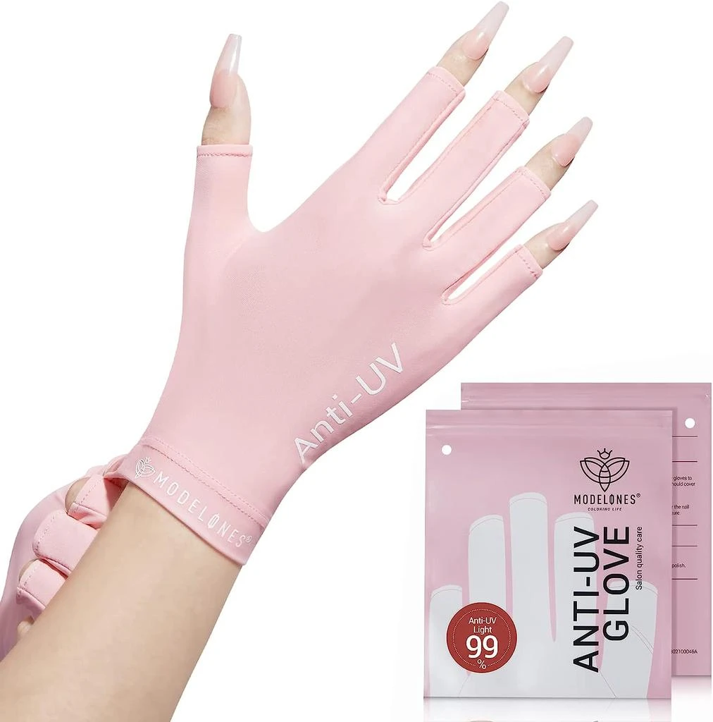 商品[国内直发] MODELONES|Anti-UV light Glove For Nails  Salon Professional UPF 99+,价格¥68,第1张图片