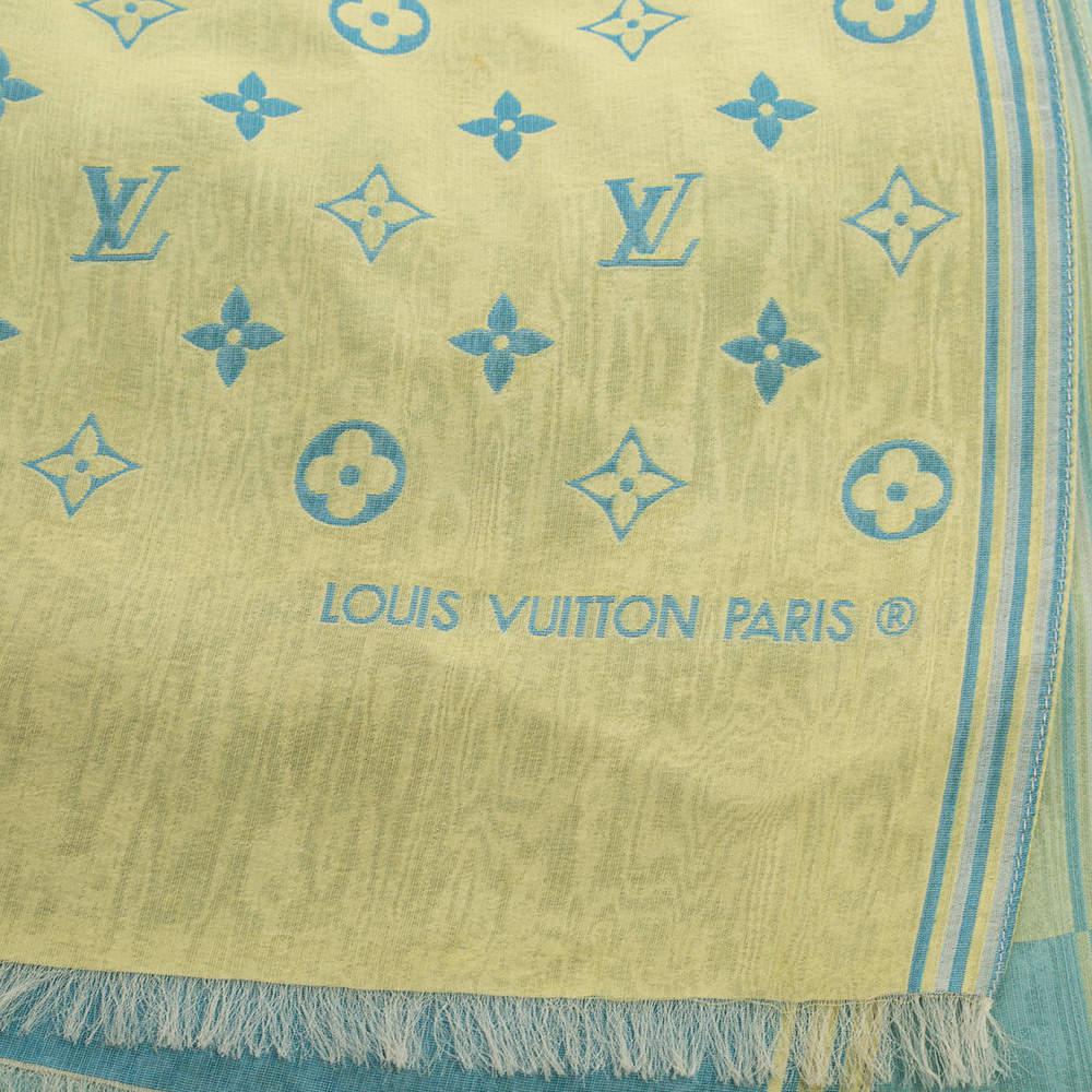 Louis Vuitton Color Block Logo Monogram Reversible Silk Scarf商品第5张图片规格展示