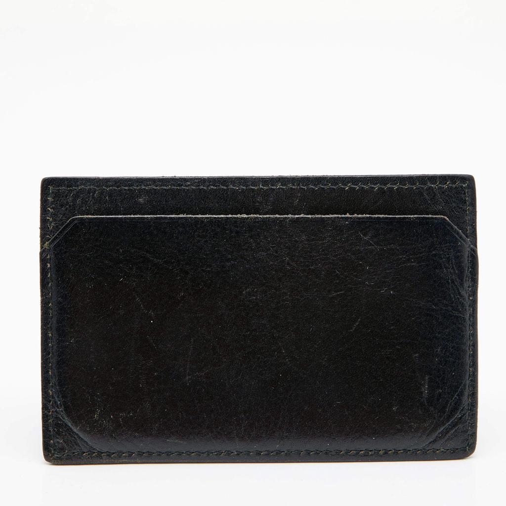 Gucci Black Leather Card Holder商品第4张图片规格展示