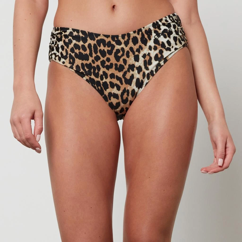 商品Ganni|Leopard-Print Recycled Bikini Bottoms,价格¥483,第1张图片