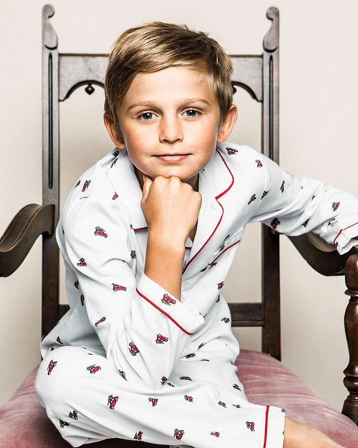 商品Petite Plume|Unisex Holiday Journey Pajama Set - Baby, Little Kid, Big Kid,价格¥325,第4张图片详细描述