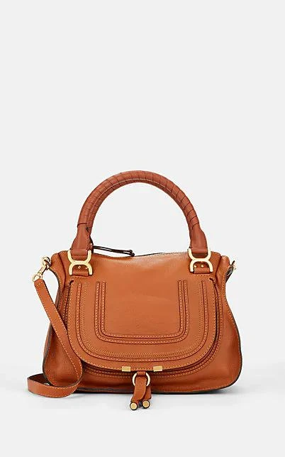 商品Chloé|Marcie Medium Leather Satchel,价格¥11993,第1张图片