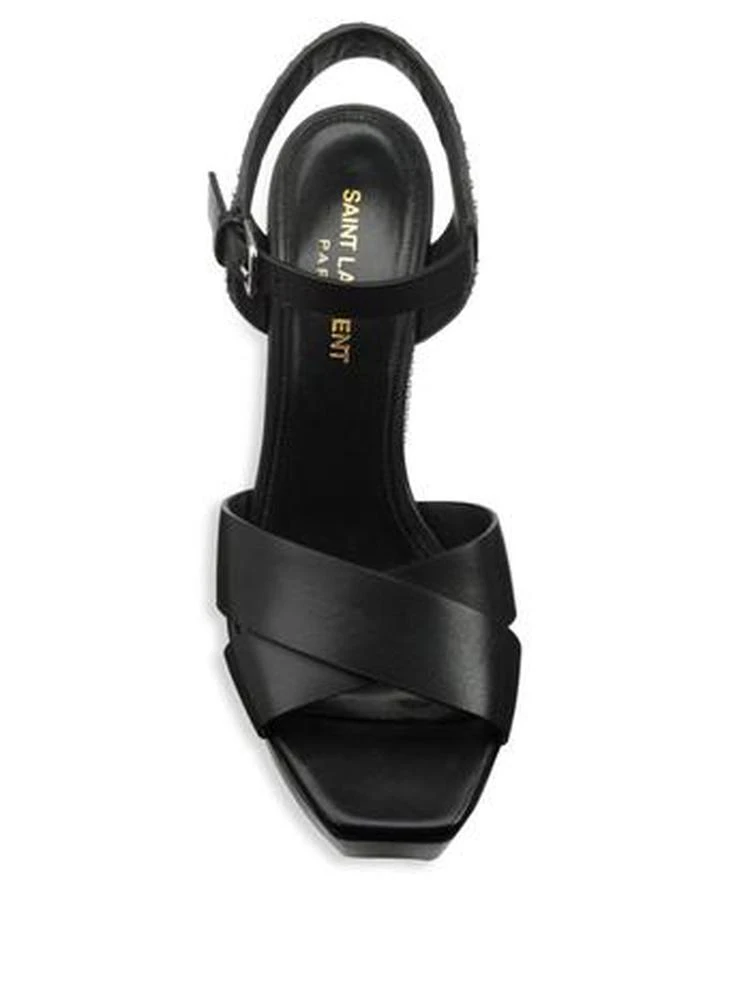 商品Yves Saint Laurent|Saint Laurent - Farrah Studded Platform Sandals,价格¥3599,第4张图片详细描述