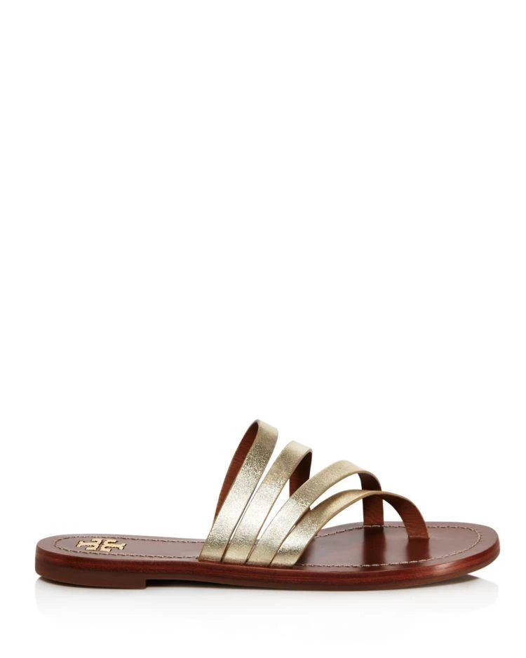 商品Tory Burch|Patos Metallic Leather Thong Sandals,价格¥876,第2张图片详细描述