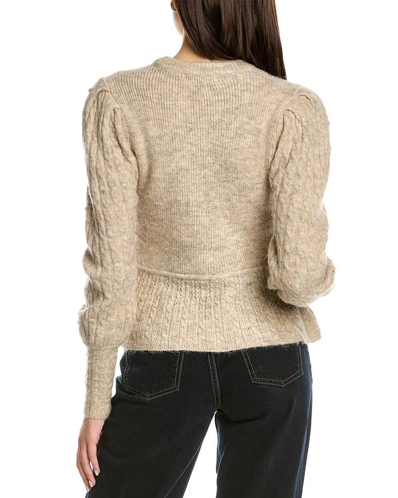 商品Design History|Design History Peplum Alpaca & Wool-Blend Pullover,价格¥331,第2张图片详细描述