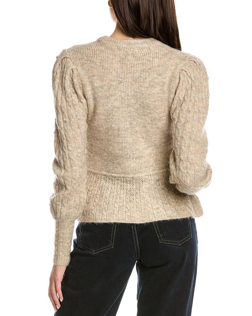商品Design History|Design History Peplum Alpaca & Wool-Blend Pullover,价格¥351,第2张图片详细描述