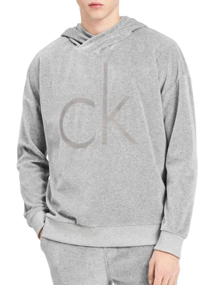 商品Calvin Klein|Heathered Cotton Crossover Hoodie,价格¥276,第1张图片