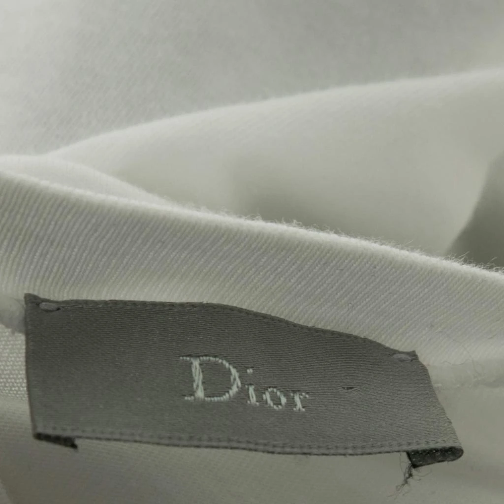 商品[二手商品] Dior|Dior Homme White Printed Cotton Short Sleeve Round Neck T-Shirt XS,价格¥1378,第4张图片详细描述