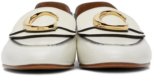 商品Chloé|White Shiny Loafers,价格¥3325,第2张图片详细描述
