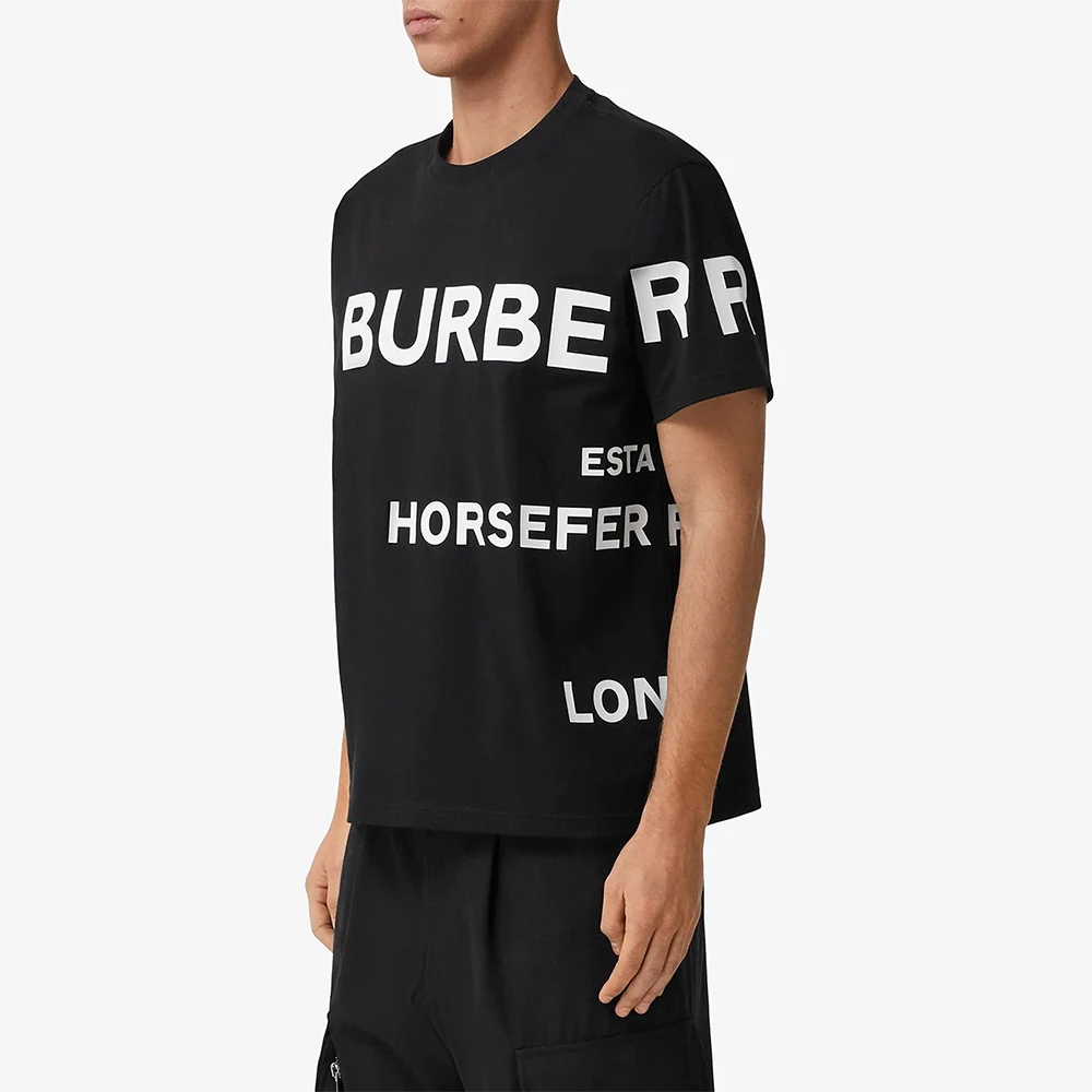 BURBERRY 黑色男士T恤 8040694 商品