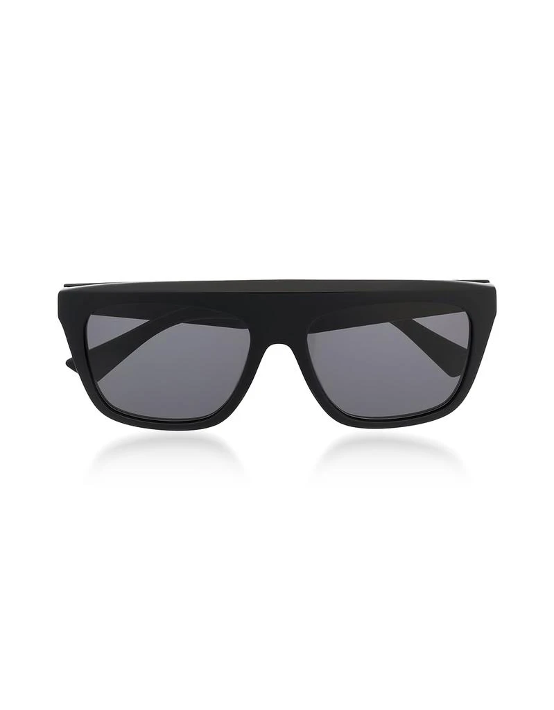 商品Bottega Veneta 宝缇佳|Black Squared Acetate Frame Women's Sunglasses,价格¥1666,第1张图片