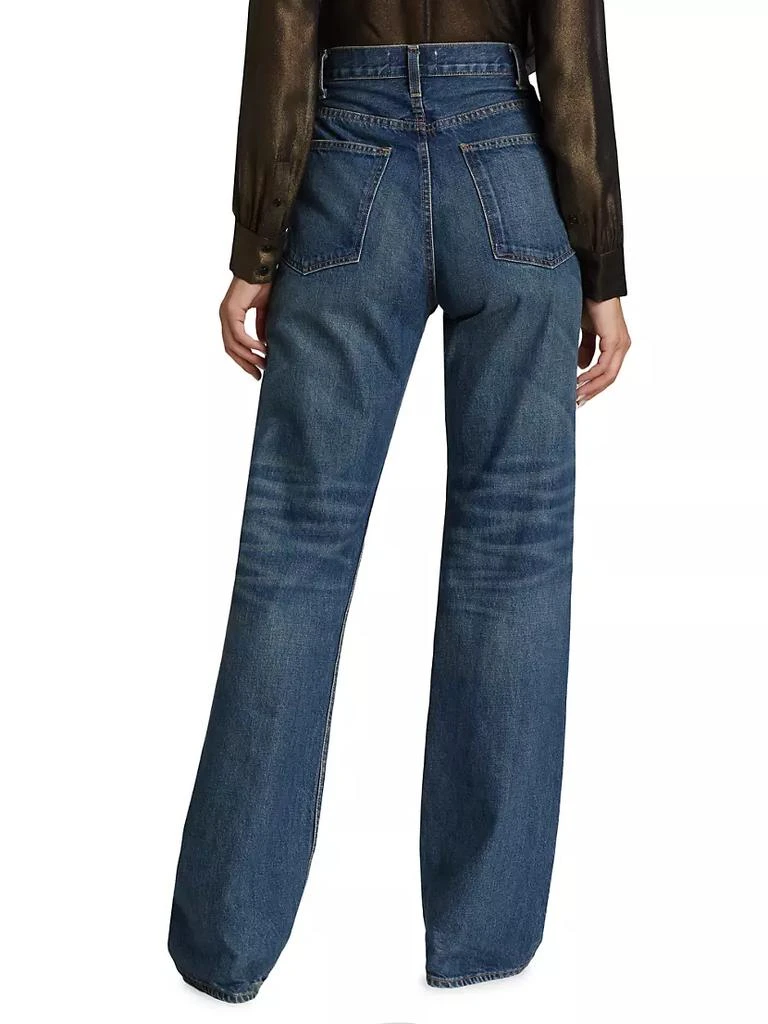商品Nili Lotan|Mitchell High-Rise Straight-Leg Jeans,价格¥3315,第5张图片详细描述