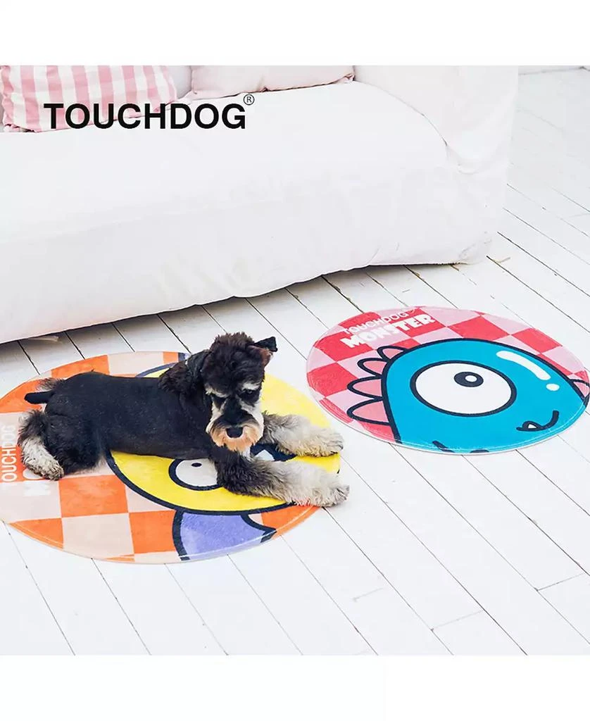 商品Touchdog|Cartoon Monster Rounded Cat and Dog Mat,价格¥302,第3张图片详细描述