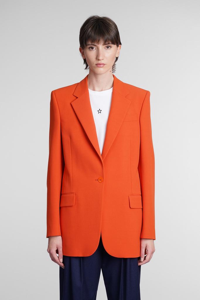 Stella McCartney Blazer In Orange Polyester商品第1张图片规格展示