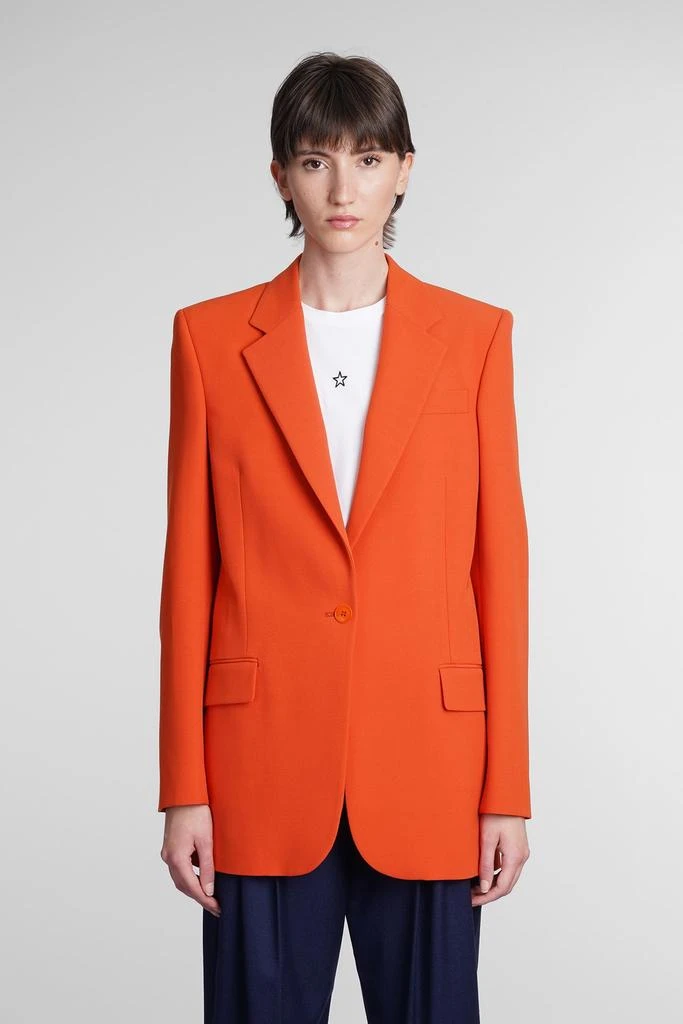 商品Stella McCartney|Stella McCartney Blazer In Orange Polyester,价格¥5056,第1张图片