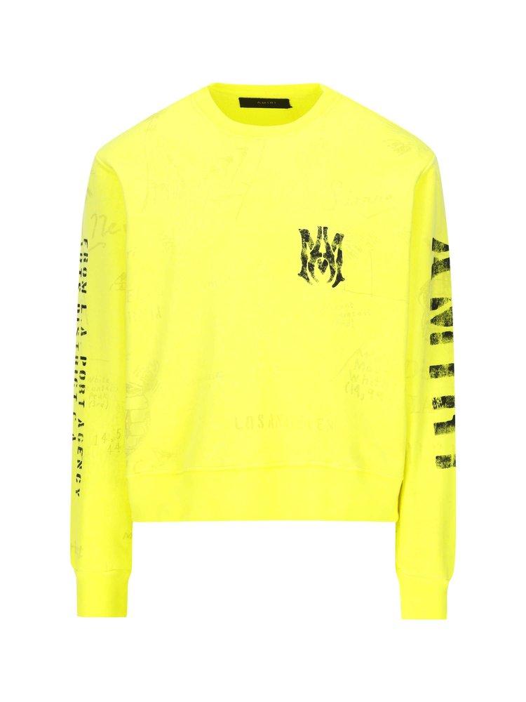 Amiri Logo Printed Crewneck Jumper商品第1张图片规格展示