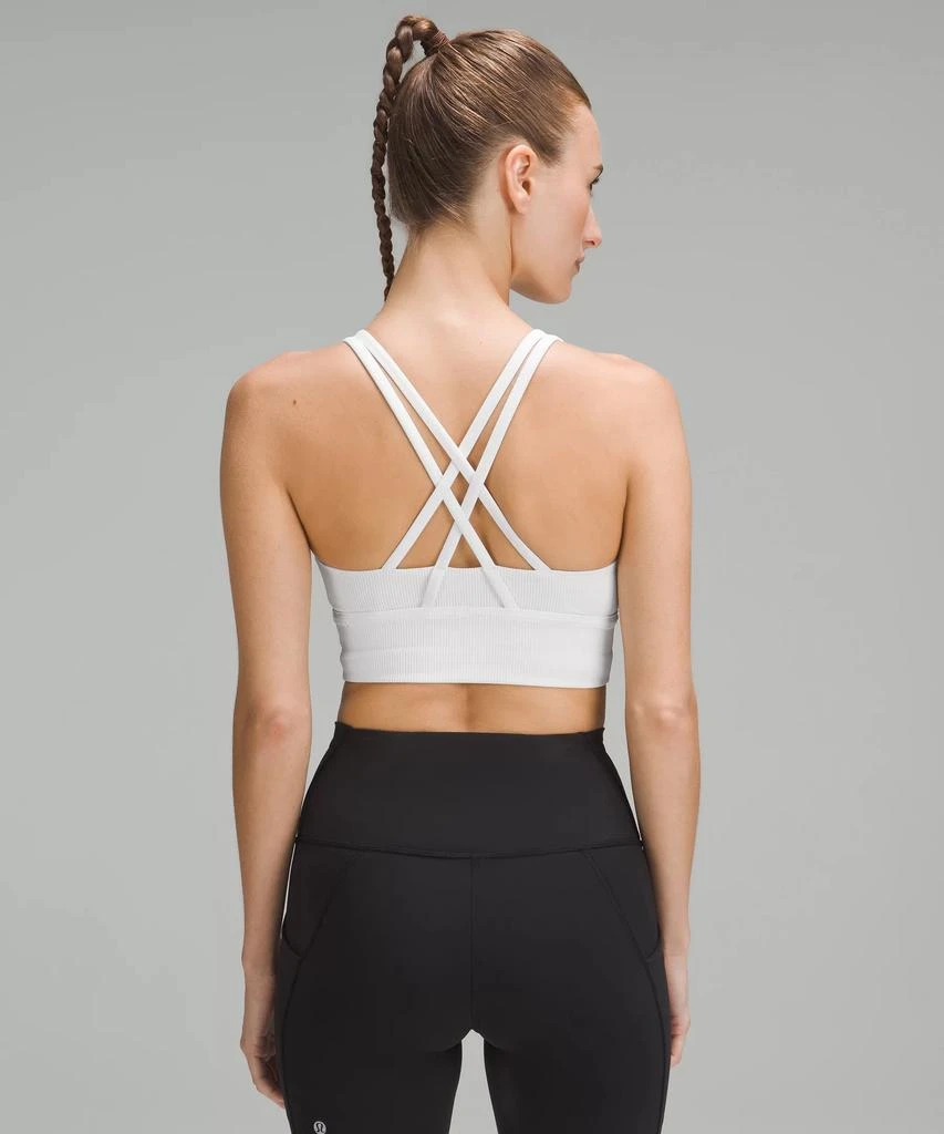 商品Lululemon|lululemon Energy Longline Ribbed Bra *Medium Support, B–D Cups,价格¥407,第2张图片详细描述