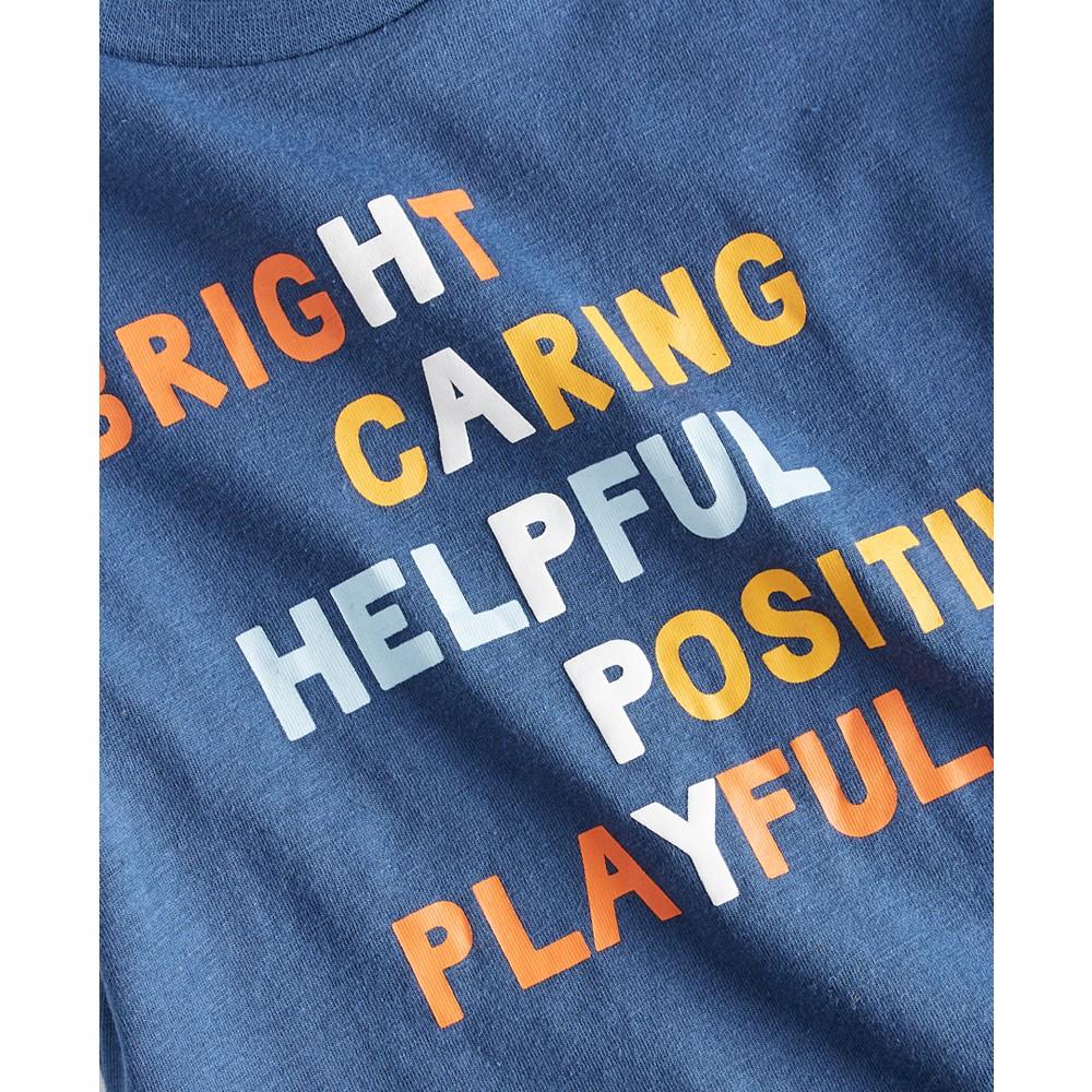 Baby Boys Feeling Happy Graphic T-Shirt, Created for Macy's商品第3张图片规格展示