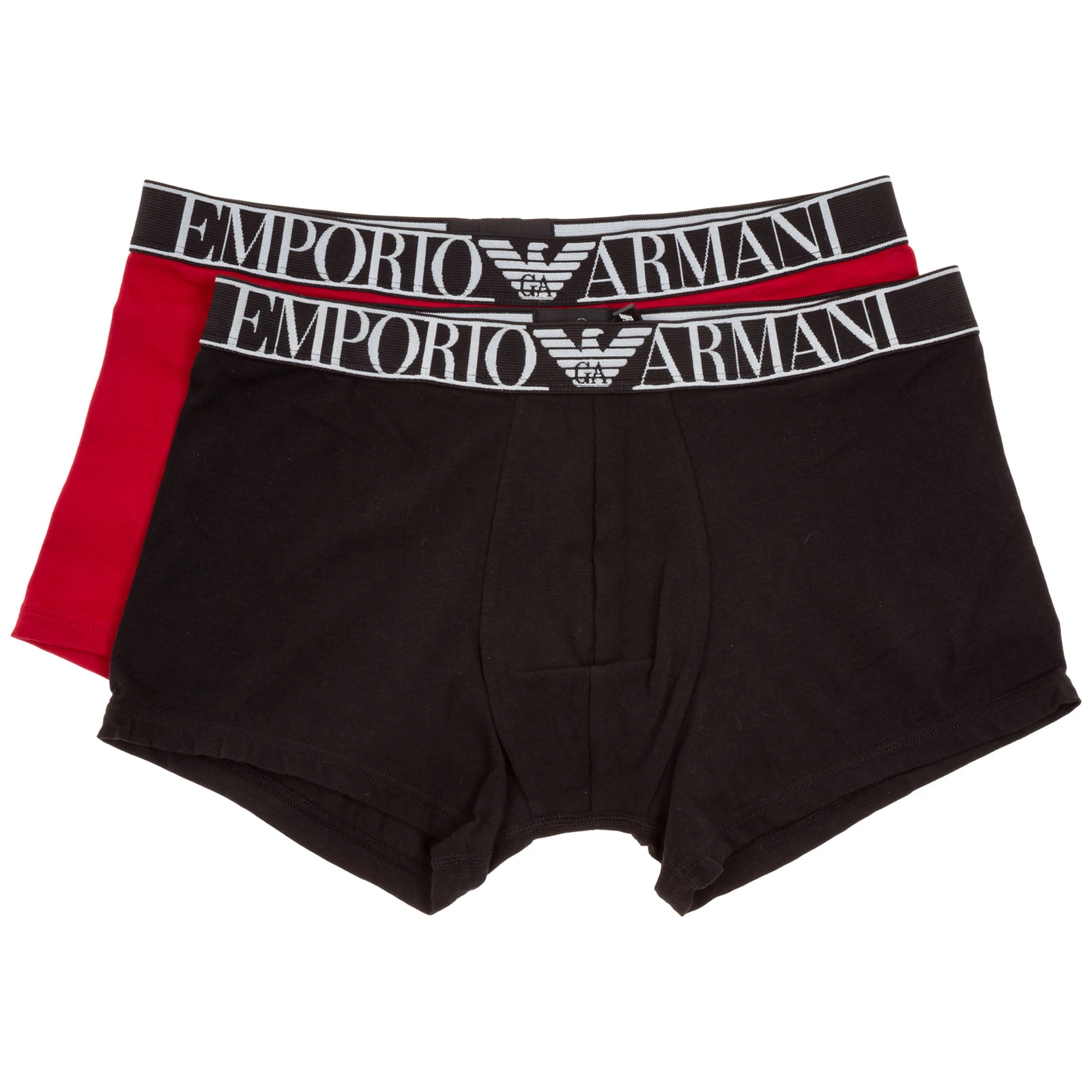 商品[国内直发] Emporio Armani|EMPORIO ARMANI 男士拼色棉质四角内裤两件套 111769-1A720-06721,价格¥382,第1张图片
