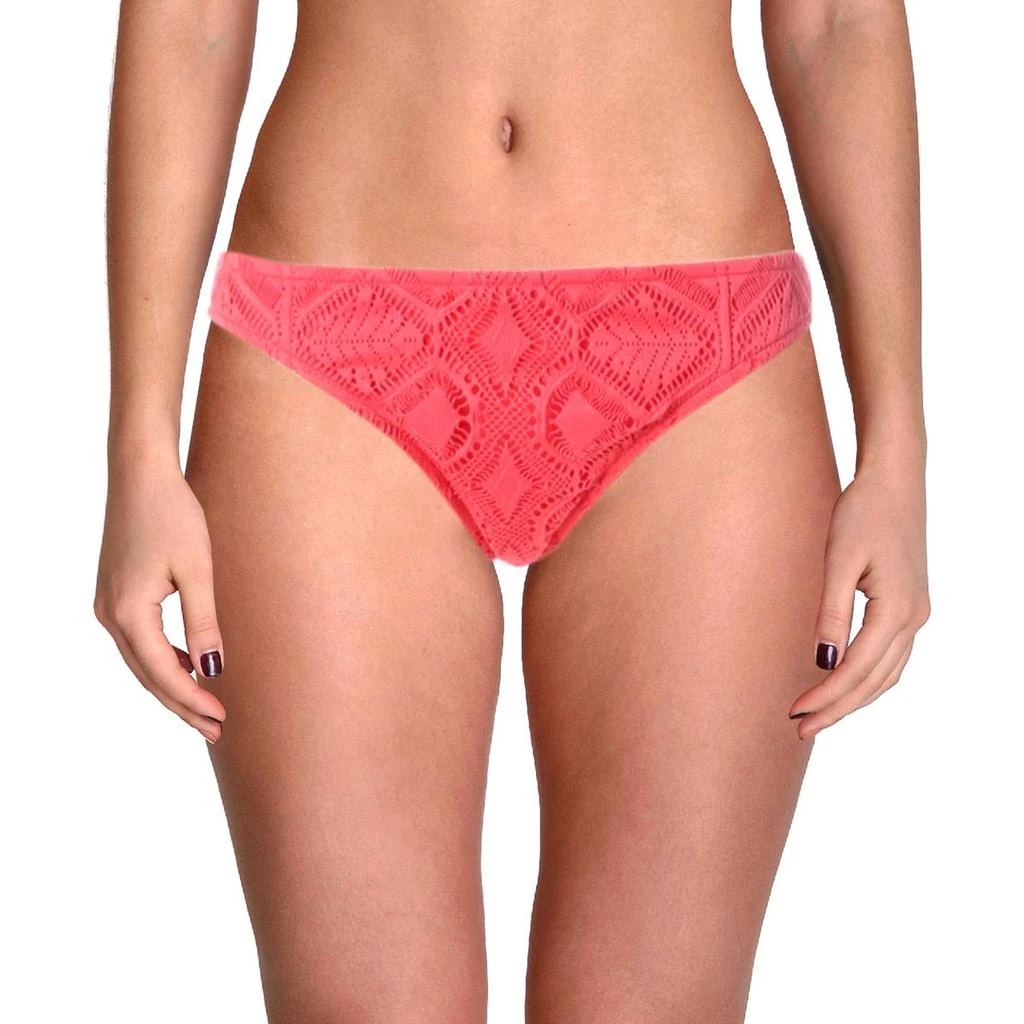 商品Ralph Lauren|Polo Ralph Lauren Womens Taylor Stretch Lace Overlay Swim Bottom Separates,价格¥70,第1张图片