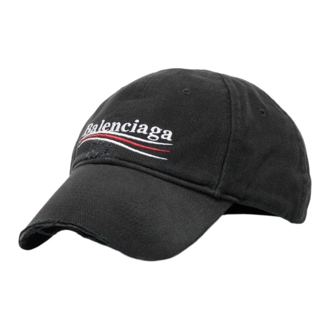 商品[国内直发] Balenciaga|巴黎世家 Logo设计 - 鸭舌帽 男女同款情侣款 黑色,价格¥3194,第1张图片