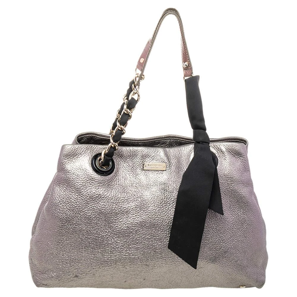 商品[二手商品] Kate Spade|Kate Spade Silver Leather Shoulder Bag,价格¥1533,第1张图片