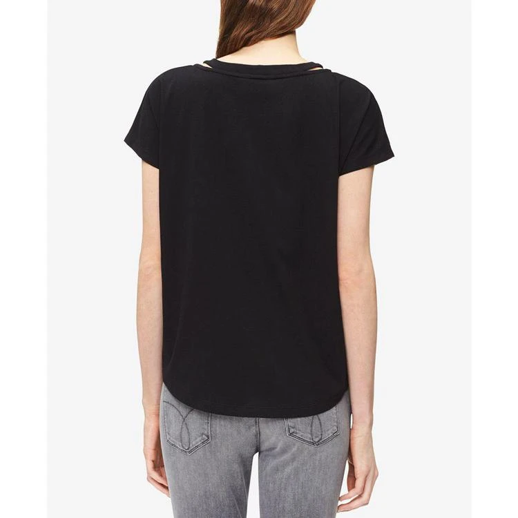 商品Calvin Klein|Cutout T-Shirt,价格¥117,第2张图片详细描述