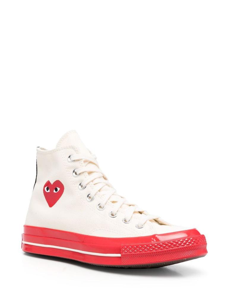 COMME DES GARCONS PLAY - Chuck Taylor High-top Sneakers商品第3张图片规格展示