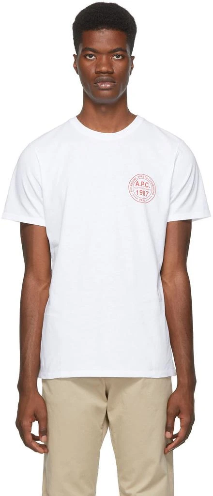 商品A.P.C.|White Ollie T-Shirt,价格¥492,第1张图片