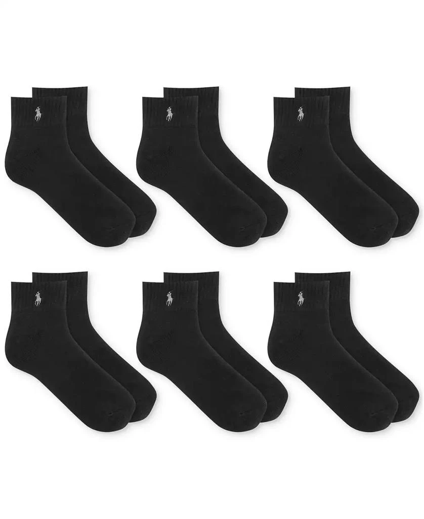 商品Ralph Lauren|Men's 6-Pk. Performance Sport Quarter Socks,价格¥220,第1张图片