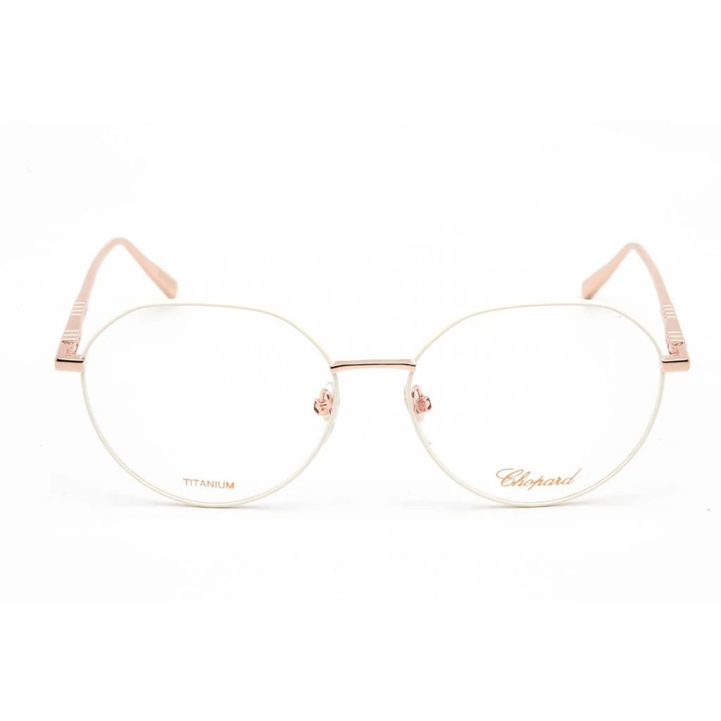 商品Chopard|Chopard Women's Eyeglasses - Shiny Copper Gold Metal Round Shape Frame | VCHF71M 08MZ,价格¥1429,第2张图片详细描述