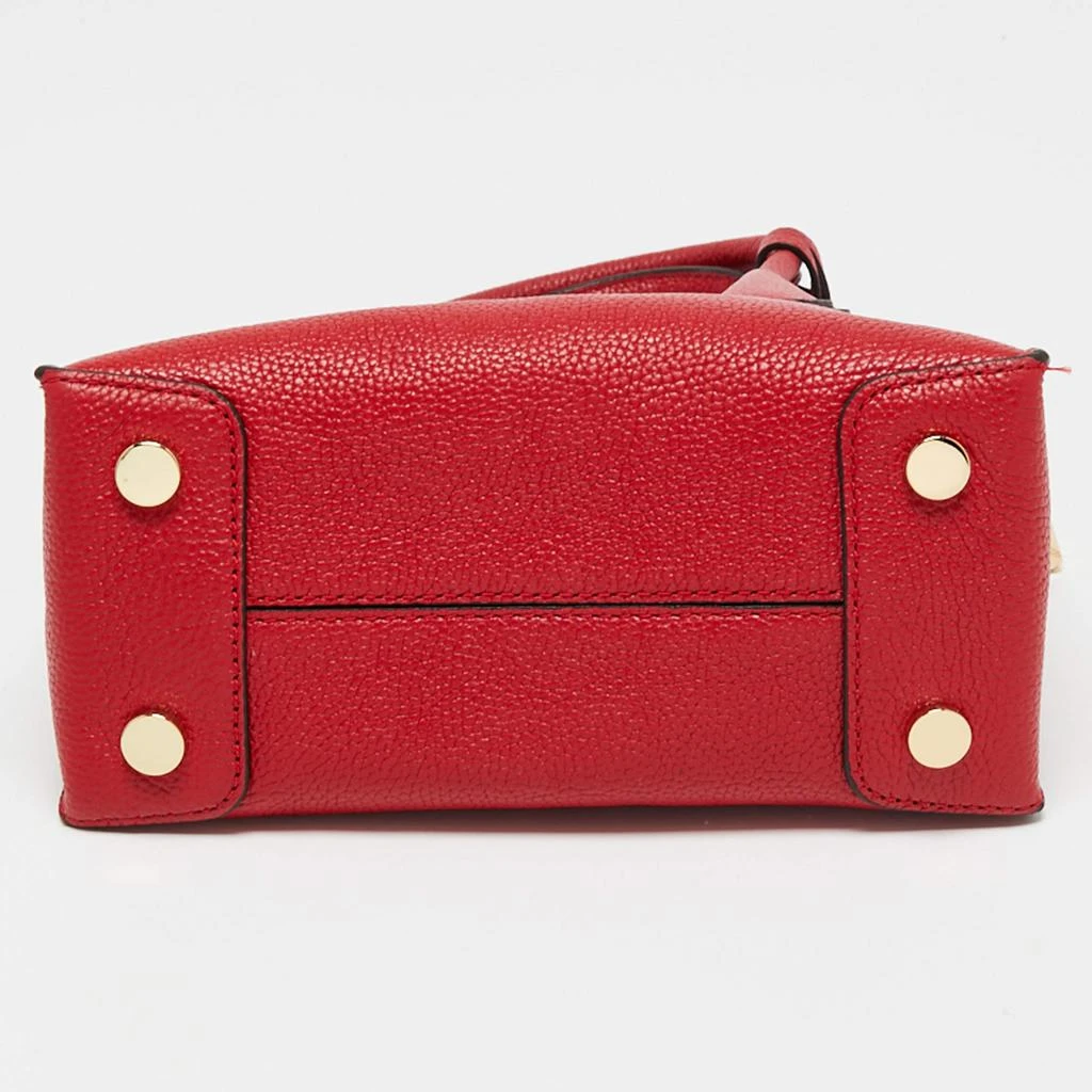 MICHAEL Michael Kors Red Pebbled Leather Mini Mercer Tote 商品
