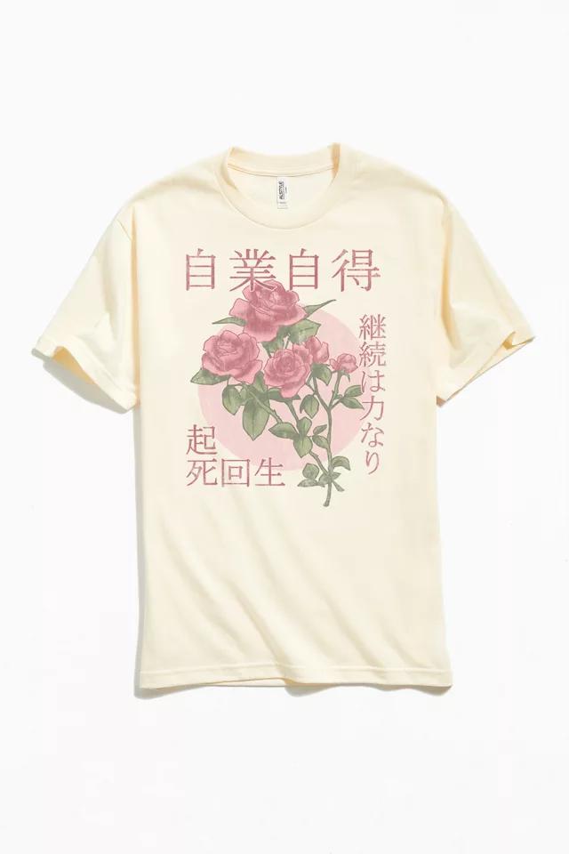 Kanji Roses Tee商品第1张图片规格展示
