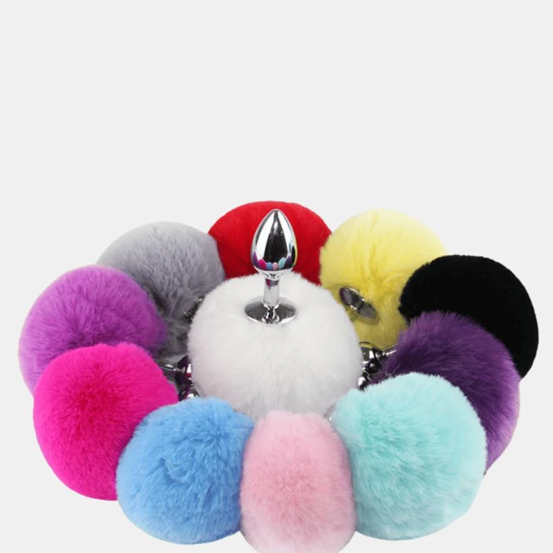 商品Vigor|Super Fancy Bunny Tail Butt Plugs BABY PINK(S),价格¥101,第2张图片详细描述