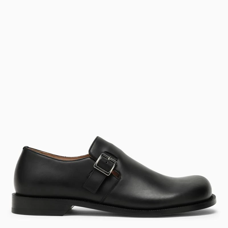 商品Loewe|Campo black calfskin derby with buckle,价格¥7377,第1张图片