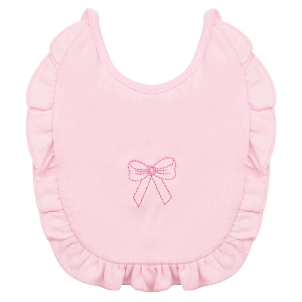 商品Caramelo Kids|Pink Bow Romper & Bib,价格¥172,第4张图片详细描述