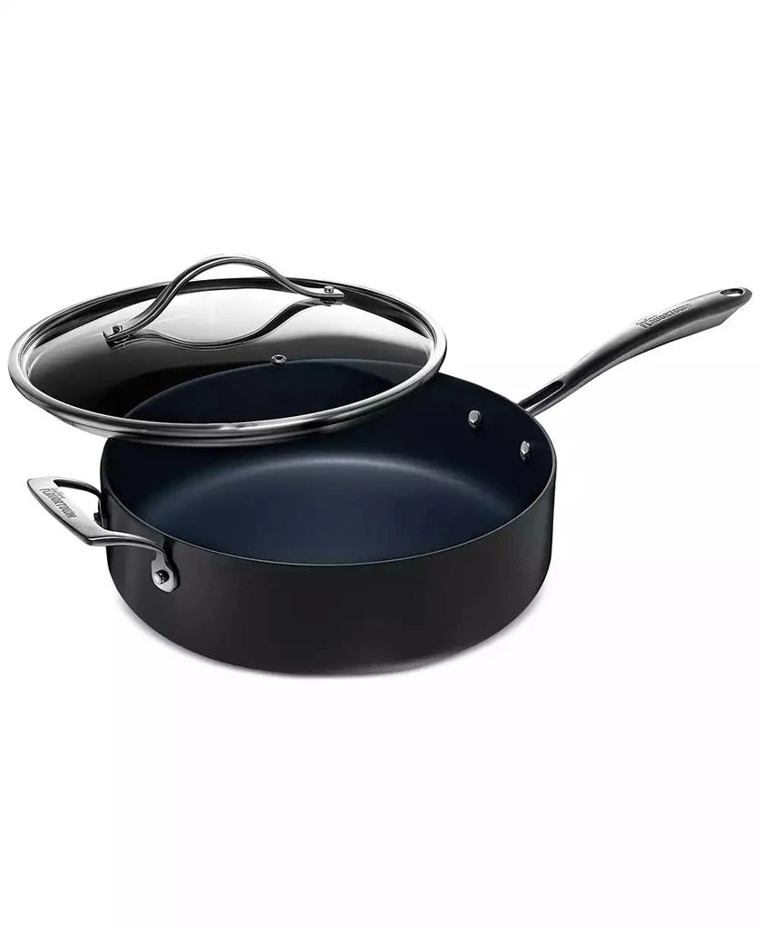 商品Guy Fieri|Flavortown Hard-Anodized Laser Titanium Aluminum 5-Qt. Sauté Pan with lid,价格¥1111,第1张图片