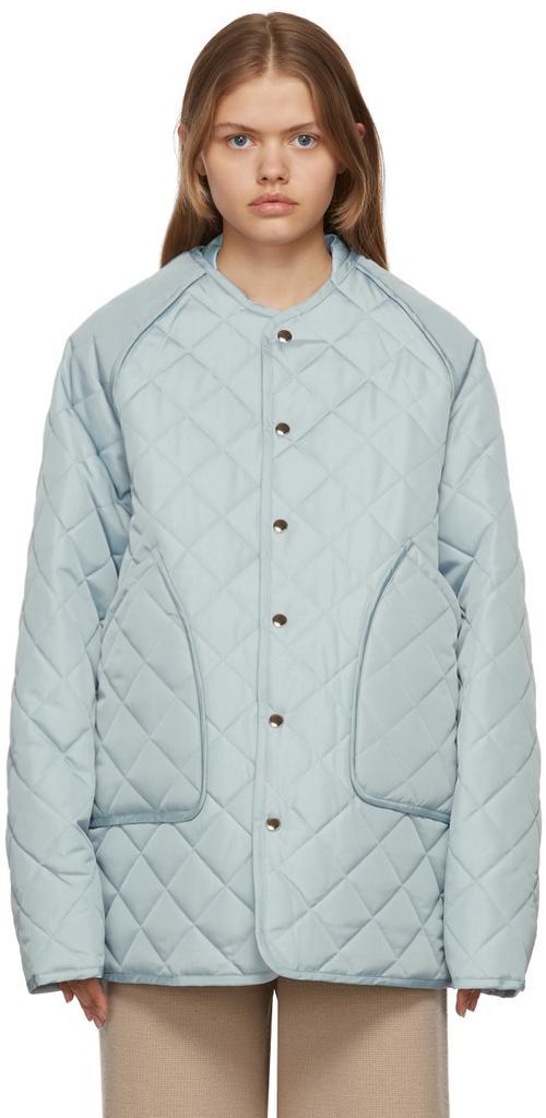 商品TRUNK PROJECT|Blue Quilted Canvas Jacket,价格¥1168,第1张图片