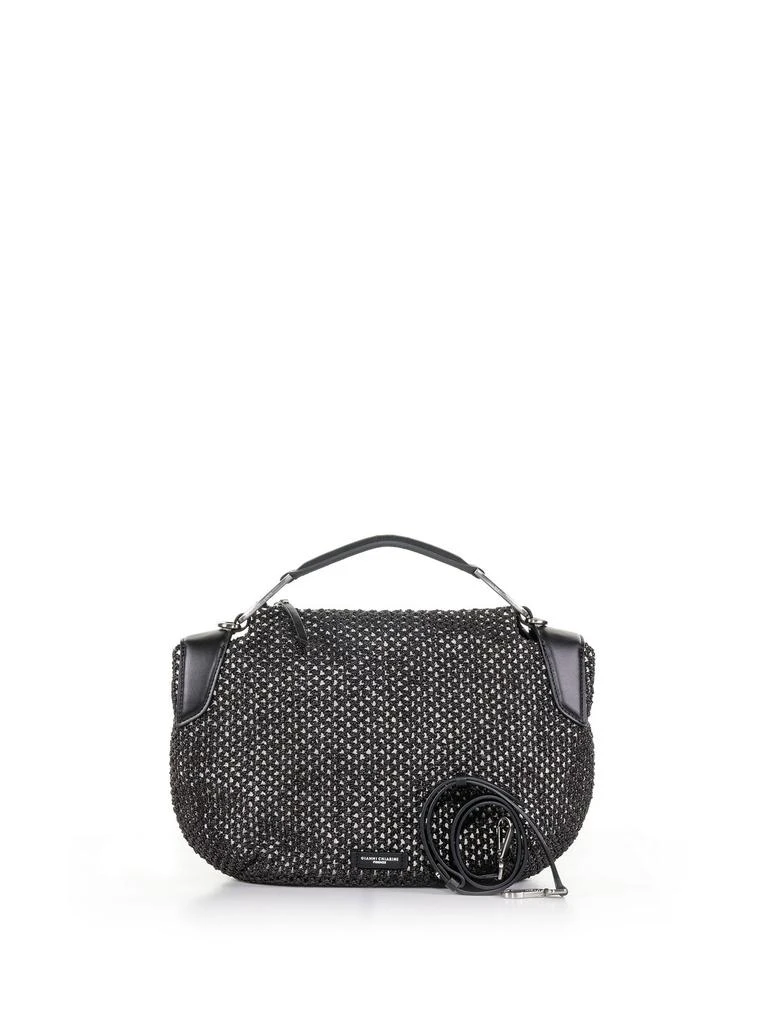 商品GIANNI CHIARINI|Gianni Chiarini Logo Patch Crochet Shoulder Bag,价格¥2244,第4张图片详细描述