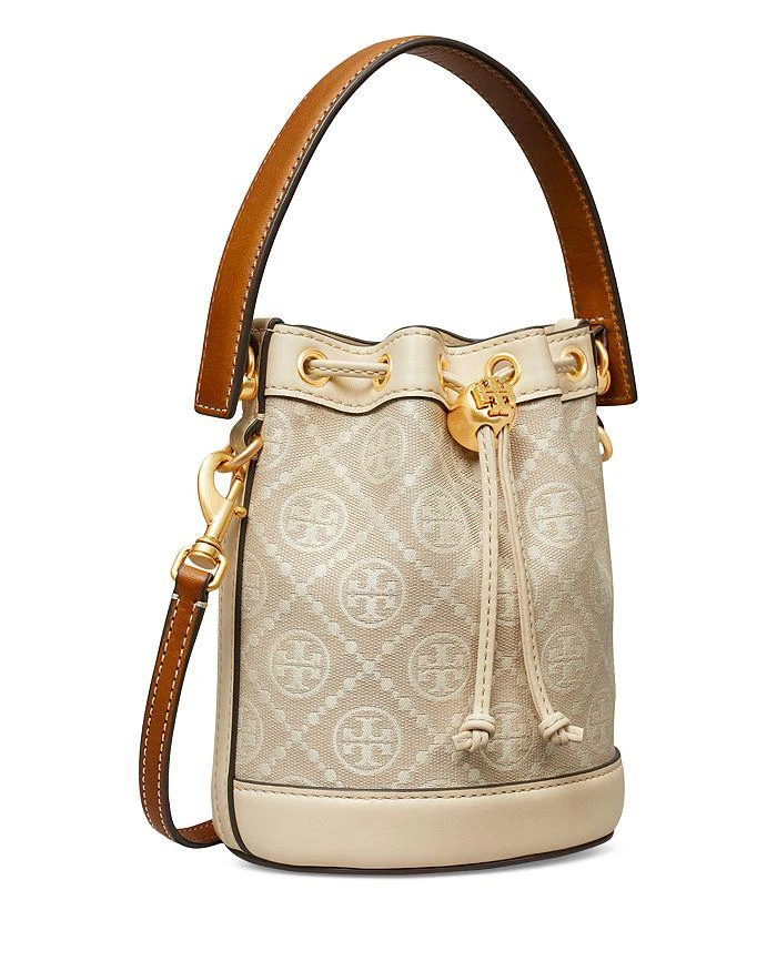 商品Tory Burch|T Monogram Jacquard Mini Bucket Bag,价格¥2938,第4张图片详细描述