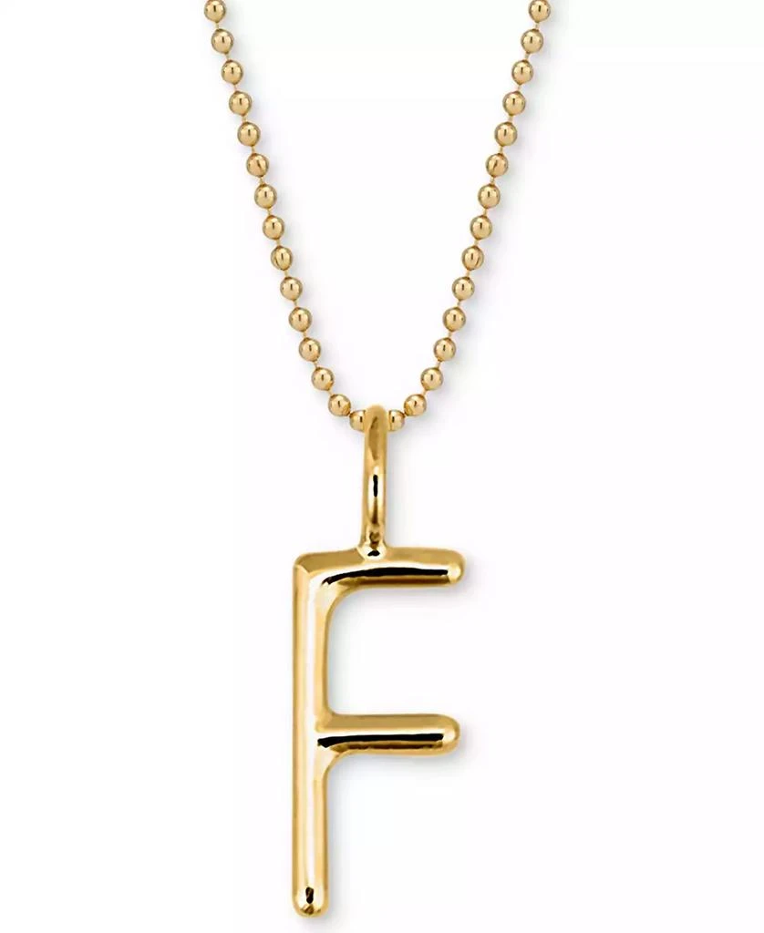 商品Sarah Chloe|Andi Initial Pendant Necklace in 14k Gold-Plate Over Sterling Silver, 18",价格¥428,第1张图片