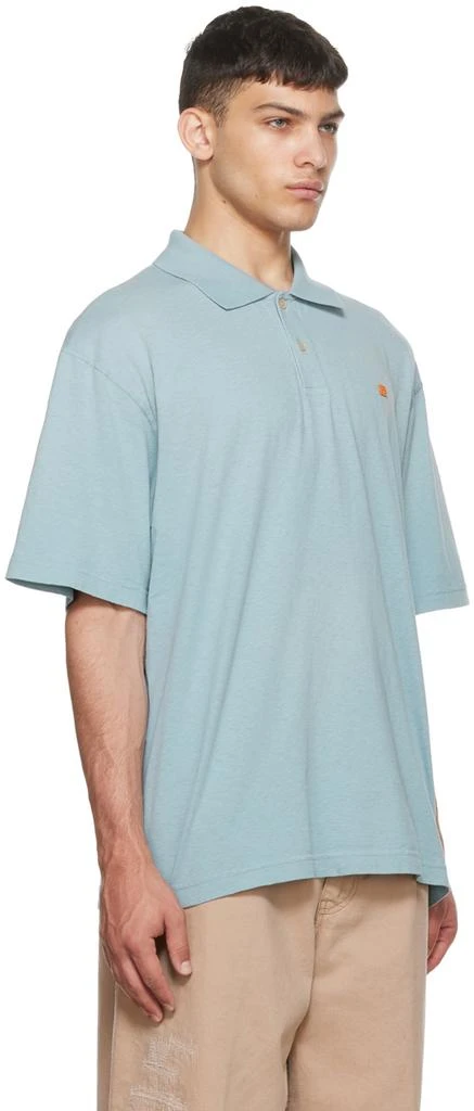 商品Acne Studios|Blue Organic Cotton Polo,价格¥1039,第2张图片详细描述